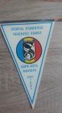 D9 113 - fanion - sport - fotbal - Sportul Studentesc - Neuchatel Xamax -3 octombrie 1985