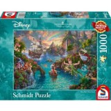 Puzzle 1000 piese, Thomas Kinkade - Disney - Peter Pan, Schimdt