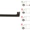 Prag Mercedes Sprinter 209-524 (W906) 07.2006-2017, VW Crafter (2E) 12.2005-04.2017 ,partea Dreapta sub usa culisanta, lungime 1310mm, pentru Modelul