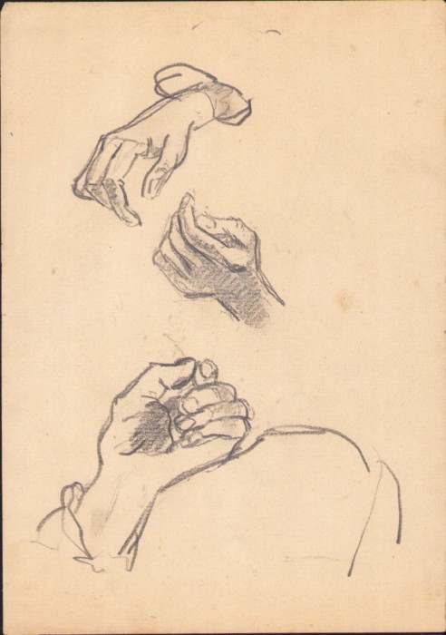 A1619 Schiță de Dimitrie &bdquo;Puiu&rdquo; Eitel, nesemnată