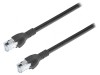Patch cord S/FTP Cat 6a 5m Negru