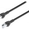 Patch cord S/FTP Cat 6a 5m Negru