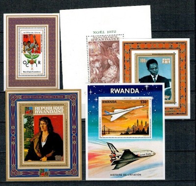 Rwanda - Lot 5 colite neuzate foto