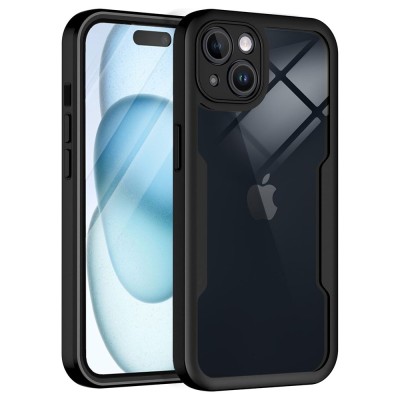 Husa 360&amp;Atilde;&amp;sbquo;&amp;Acirc;&amp;deg; iPhone 15 Plus Techsuit ColorVerse, negru foto