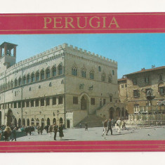FA24-Carte Postala- ITALIA - Perugia, Piazza IV Novembre, circulata 2000