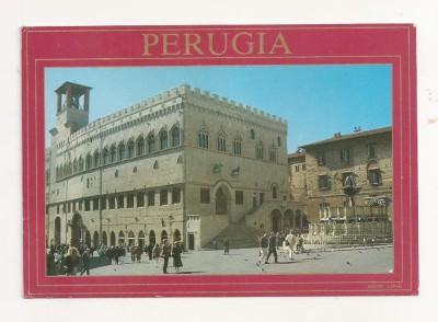 FA24-Carte Postala- ITALIA - Perugia, Piazza IV Novembre, circulata 2000 foto