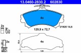 ATE 13.0460-2830.2 set placute frana,frana disc