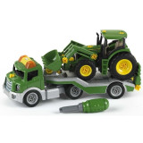 Cumpara ieftin Klein - Trailer cu tractor John Deere