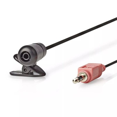 Microfon lavaliera cu clip 3.5 mm Jack Nedis foto