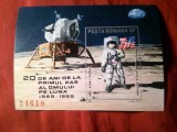 Colita Romania 1989 - 20 Ani de la primul pas pe Luna, nedantelat