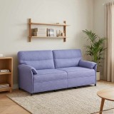 vidaXL Canapea 100% poliester, cadru din metal, MDF, placaj 42033924