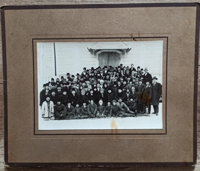 Fotografie de grup, localitatea Taban, judetul Hotin, 23 ianuarie 1934