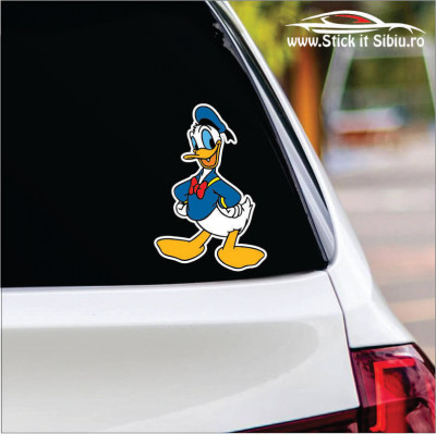 DONALD DUCK-STICKERE AUTO-MOTO - Fata spre Stanga foto