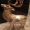 Sculptura ,statueta cerb din bronz masiv