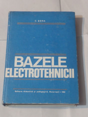 C.SORA - BAZELE ELECTROTEHNICII foto