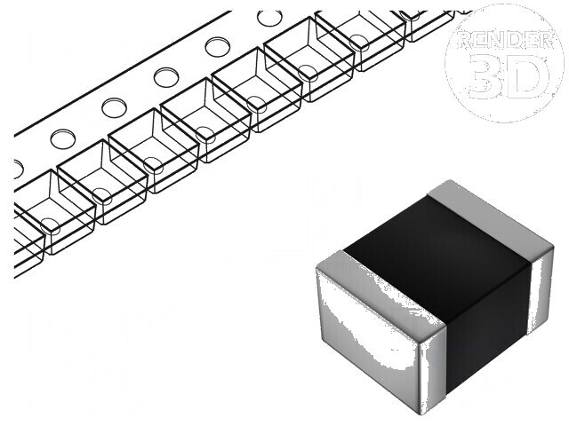 Varistor SMD 1210 14VAC 18VDC 2,5J 500A 25V Oxid de Metal