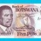 Bancnotă Botswana (pick 11) 5 Pula 1992 UNC serie: C/47 483928