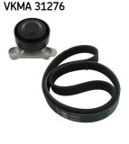 Set curea transmisie cu caneluri Seat Ibiza IV, Ibiza IV Sc; Skoda Citigo, Fabia III, Rapid; VW Polo, Polo V Motor 1.0, lungime 989 mm, 21.36 mm, OE