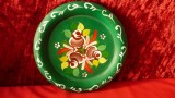 FARFURIE DE LEMN PICTAT D=22 cm.