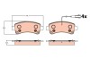 TRW GDB2106 set placute frana,frana disc