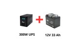 IPS Alimentare ne&icirc;ntreruptibilă pentru pompe de circulație 300W + acumulator 33Ah