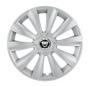 Set 4 Capace Roti, potrivite jantelor de R16, pentru Dacia, model delta cromat, Autohelix MSA