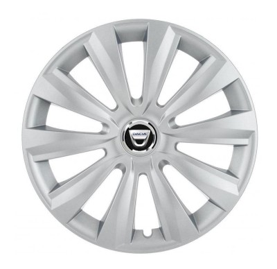Set 4 Capace Roti, potrivite jantelor de R16, pentru Dacia, model delta cromat foto