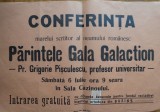 Conferinta Parintelui si scriit. Gala Galaction, recladirea bisericei din Buzias