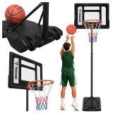 Cos de baschet reglabil Trizand 259 cm cu baza stabila si roti