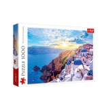 Puzzle 1000 piese, Peisaj Caldera Sandorini, 68.3x48 cm, ATU-087130, Oem