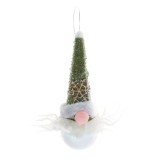 Figurina decorativa Craciun, alb + verde, 20 x 7 cm, SYPMQB-1021296, Sr Passives