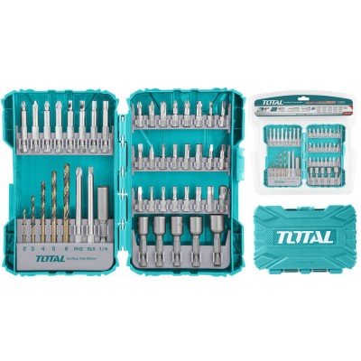 TOTAL - SET 45 BITI PENTRU SURUBELNITA PowerTool TopQuality foto