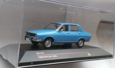 Macheta Dacia 1300 1969 bleu - IST 1/43 foto