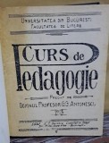 Curs de pedagogie - G.G. Antonescu