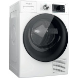 Uscator de rufe Whirlpool W7D94WBEE, Condensare, 9 kg, 6th Sense, Tehnologie 3DRY, FreshCare+, Display, Alb
