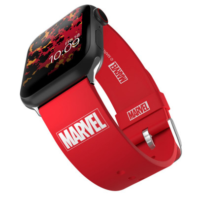 Curea pentru smartwatch editia Marvel, Bratara cu licenta oficiala, compatibila cu orice marime si serie Apple Watch (ceasul nu este inclus), sau Sams foto