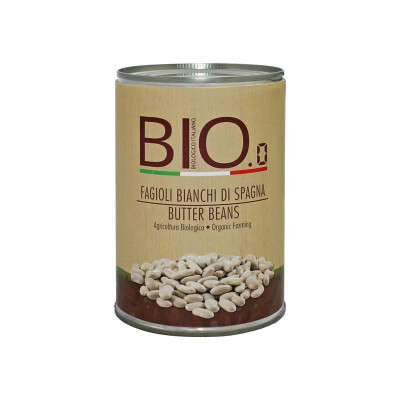 Fasole Alba Mare Butter Beans Bio 400 grame Bio.O foto