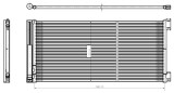 NRF 350429 EASY FIT Condensator, climatizare