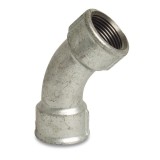 Fiting filetat fontă maleabilă, cot 45 grade, 1 1/2 țoli