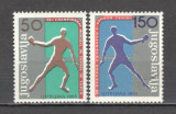 Iugoslavia.1965 C.M. de tenis de masa Ljubljana SI.220, Nestampilat