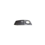 Grila bara fata Audi A4-S4 (B8), 11.2007-10.2011, Stanga, 133727-3 cu locas pentru proiectoare, Negru