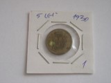 M1 C10 - Moneda foarte veche 105 - Romania - 5 lei 1930