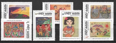 B2301 - Vietnam 1988 - Desene copii 7v,,neuzat,perfecta stare foto