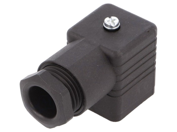 Conector Valvă Mufă 18mm 4-PIN 90&deg;
