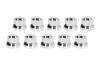 Capace prezoane crom 33mm (set 10bucati)