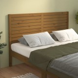 Cumpara ieftin Tăblie de pat, maro miere, 206x4x100 cm, lemn masiv de pin