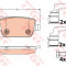Set placute frana,frana disc FORD GALAXY (WA6) (2006 - 2015) TRW GDB1732
