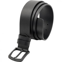 Curele Barbati Marimi Mari: 135 - 165 cm, Negru, Piele Naturala, Catarama metalica Neagra