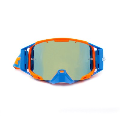 Ochelari cross/atv/enduro, Asix AS3, lentila albastra, culoare rama portocaliu/a... Cod Produs: MX_NEW KAI-916 foto