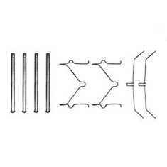 Set accesorii placute frana Toyota Land Cruiser ( J7 ), Land Cruiser Hardtop ( J7 ), 2.4 (RJ70_, RJ73_), 2.4 (RJ70_V, RJ73_V), 2.4 TD (LJ70), 2.4 TD